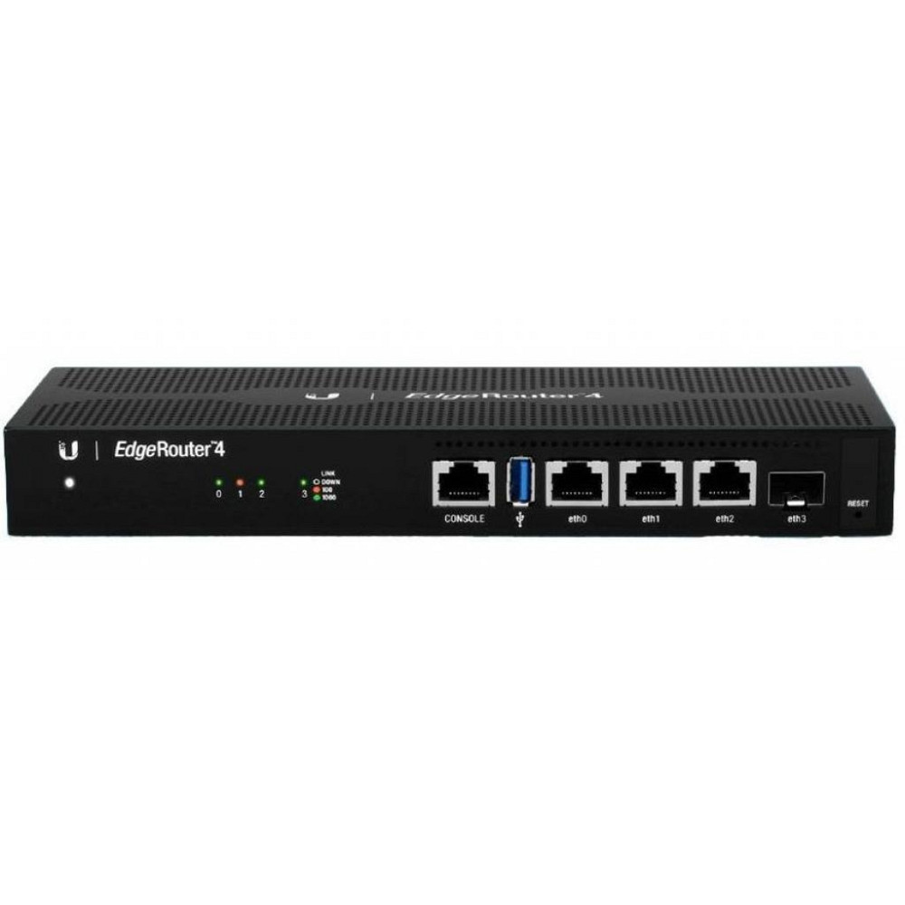Маршрутизатор Ubiquiti EdgeRouter ER-4 (3xGE LAN, 1xSFP, 1xUSB) зовнішній адаптер живлення Харків - фото 1