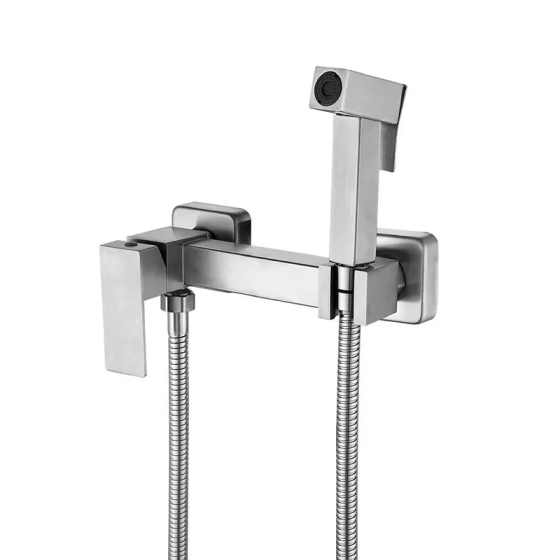 Змішувач для гігієнічного душа Armata KUB-222 з нержавіючої сталі з лійкою (CH6496) Харків