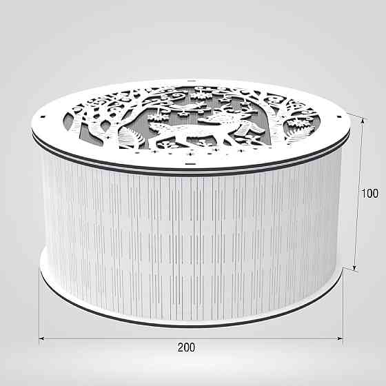 Подарункова коробка EKOSTAR d200 h100 Київ