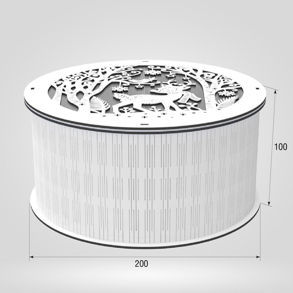 Подарункова коробка EKOSTAR d200 h100 Київ - фото 4