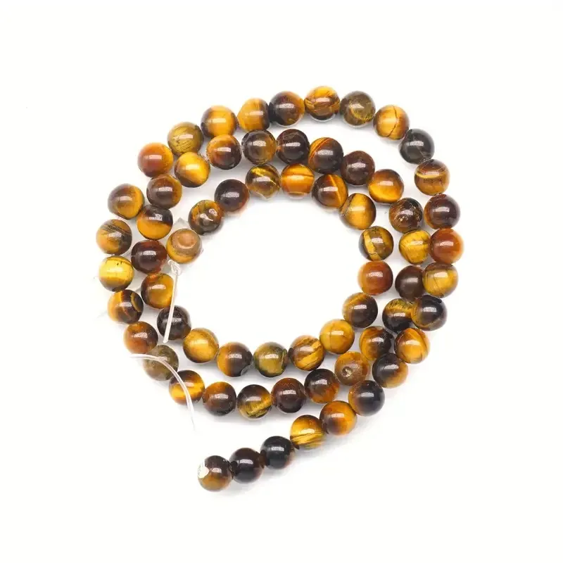 Тигрове око 8 мм – 45 намистин для браслетів і біжутерії, натуральний камінь Київ - фото 4