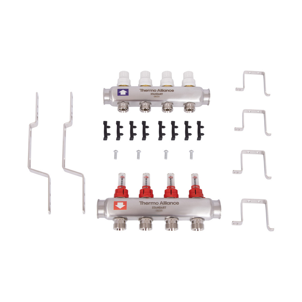 Колектор із витратами Thermo Alliance Standart 1" 4 виходи SD0044 Київ - фото 8