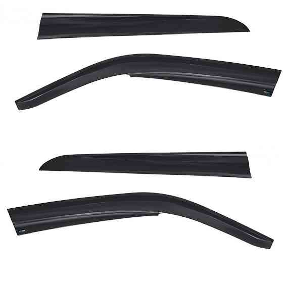 Дефлекторы окон (ветровики) Renault Symbol 2008-2012, 4шт, SunPlex, седан, на скотче Винница