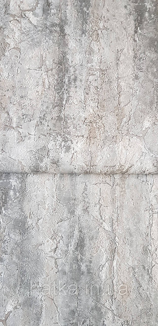 Шпалери вінілові на флізеліні A.S.Creation UNITA 1.06x10 під камінь структурні сірі бежеві 79204-3 Київ - фото 2