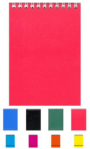 Блокнот "Графіка" спіраль A6 60арк ВА6360 Minibook пласт. обкл., шт Київ - фото 1