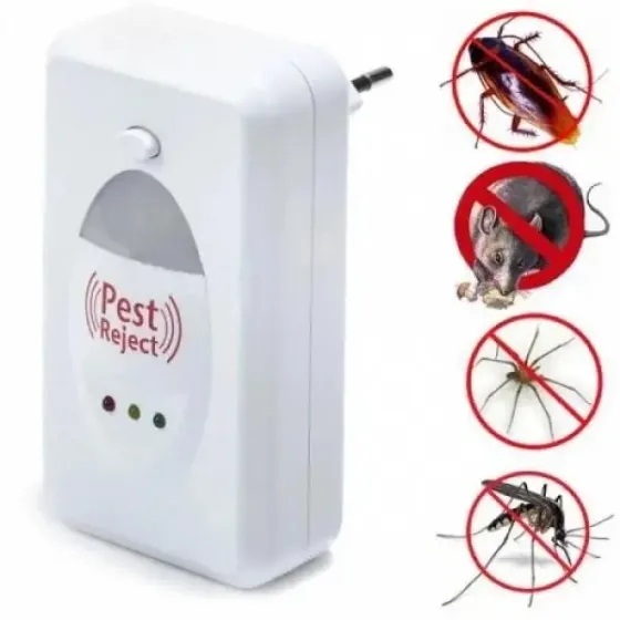 БЕСКОНТАКТНЫЙ УЛЬТРАЗВУКОВОЙ ОТПУГИВАТЕЛЬ НАСЕКОМЫХ И ГРЫЗУНОВ PEST REJECT HK 02 1670 xtf Киев