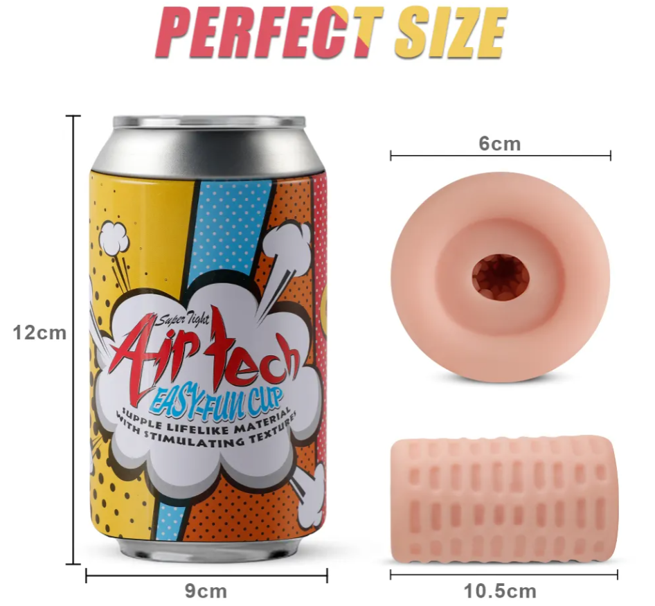 Мастурбатор Мужская карманная киска Soda cup Sex Aura Киев - изображение 2