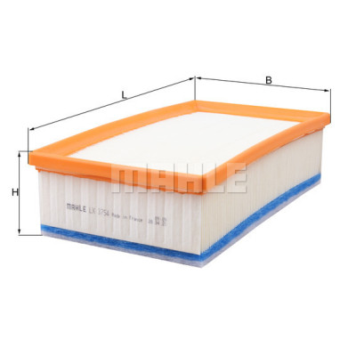 Повітряний фільтр для автомобіля Mahle LX3754 Вінниця - фото 1
