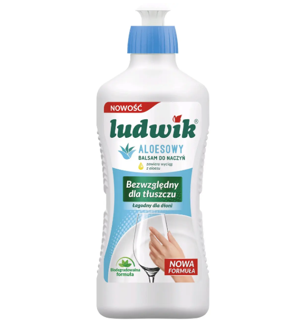 Бальзам для миття посуду 450гр Алоє Ludwik Житомир - изображение 1
