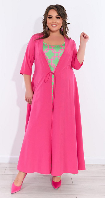 Шовкове плаття та кардиган Київ - фото 2