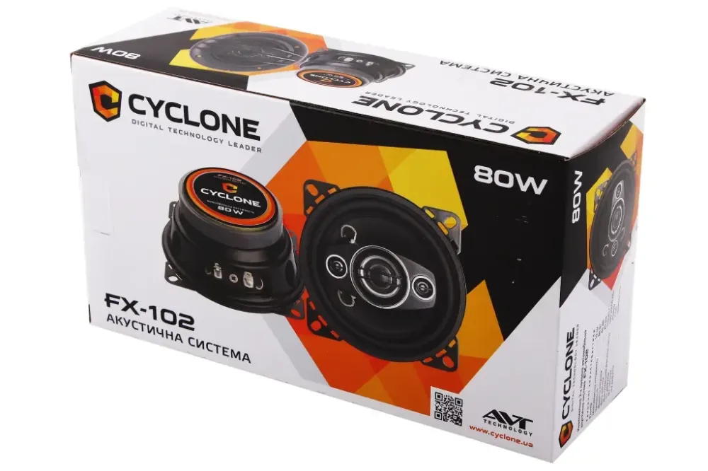 Автоколонки  4  80 Вт 2-полосные Cyclone (10 см) Винница - изображение 5