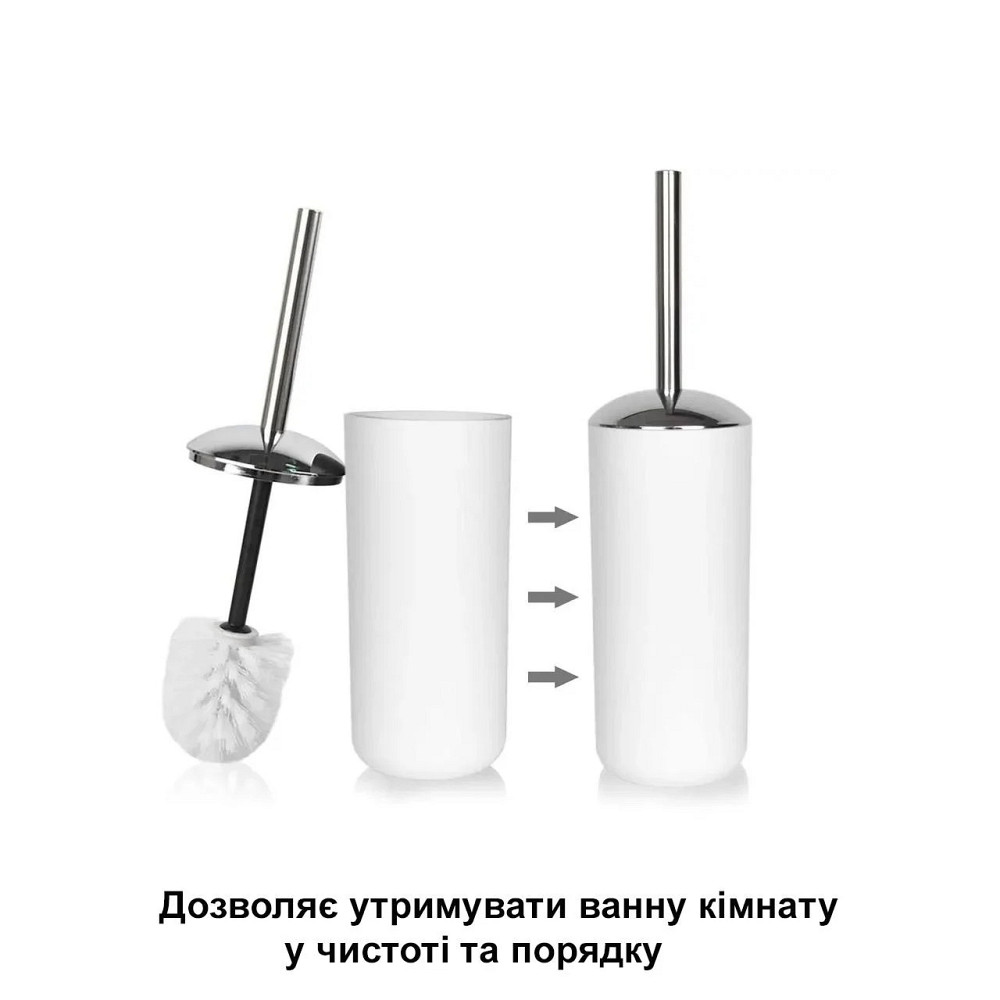 Набор аксессуаров для ванны Bathlux из 6 предметов, стильный современный комплект Белый Каменец-Подольский - изображение 3