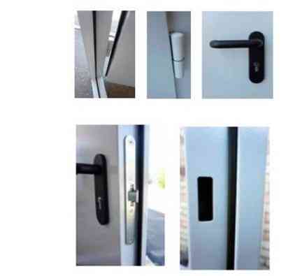 Двери металлические, Qdoors. Технические EI 60 шагрень RAL 7035 Киев