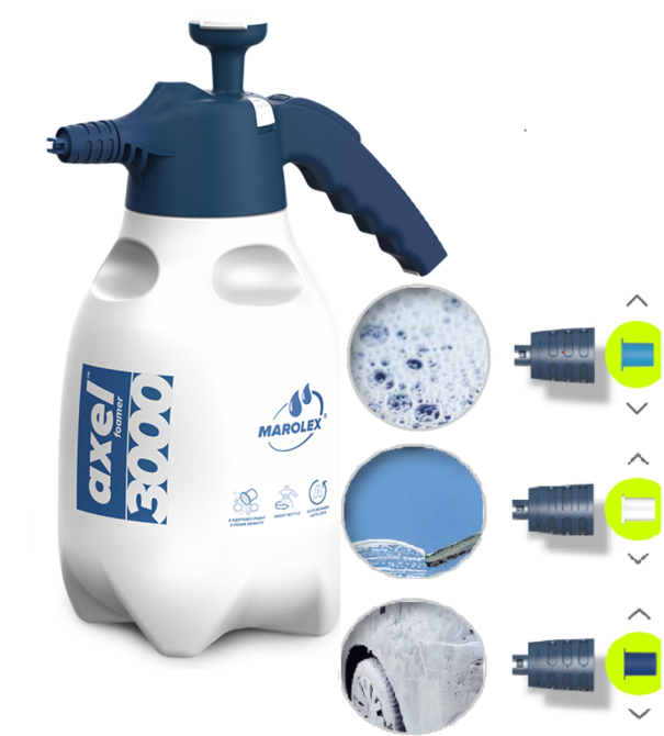 Піногенератор ручний MAROLEX Axel 3000 : 3 л, 0,4MPa, EPDM. 3 режими піни [4] Одеса - фото 1