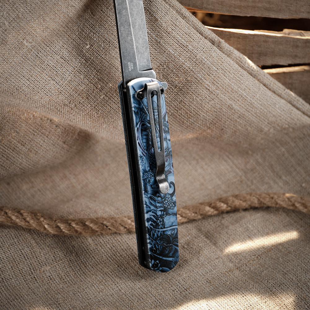 Ніж складаний Ganzo G626-GS сiрий самурай Київ - фото 7