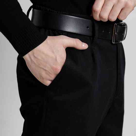 Штани Pobedov котонові чоловічі чорні, Штани Pobedov Gentle чорні Київ