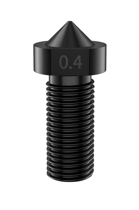 Сопло Kingroon із загартованої сталі для 3д принтера 0.4 мм Київ - фото 1