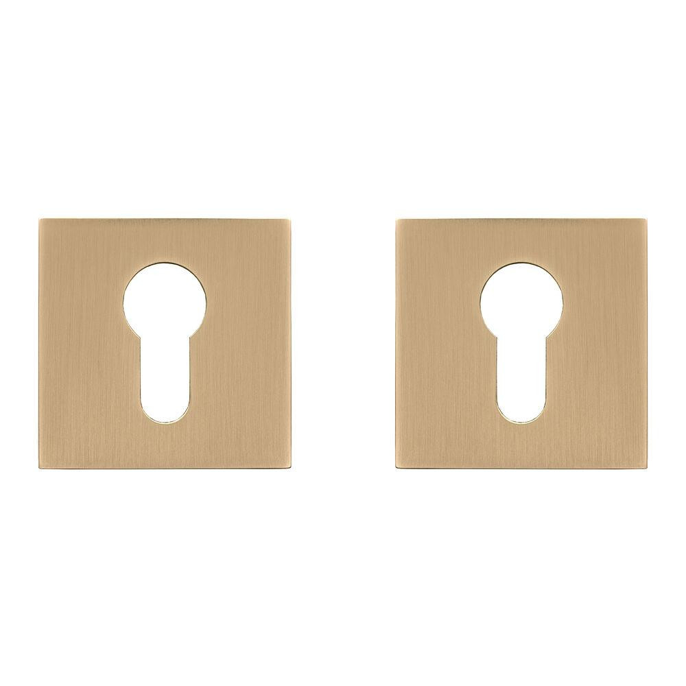 Накладки на циліндр Gavrohe Z25-EH GoldSB Сатинове золото Київ - фото 1