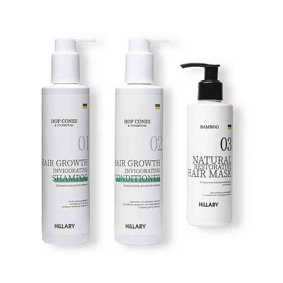 Набор Hop Cones & B5 Hair Growth Invigorating + Натуральная маска Bamboo Киев