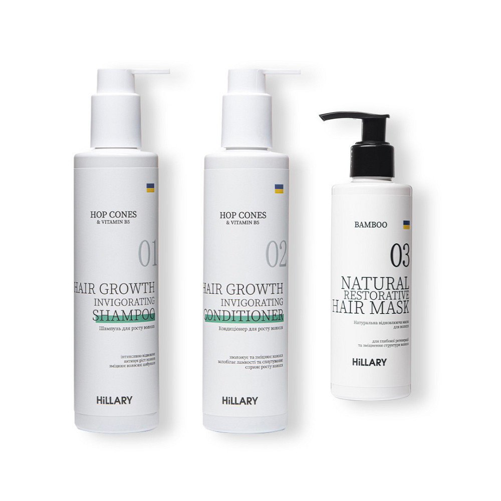 Набор Hop Cones & B5 Hair Growth Invigorating + Натуральная маска Bamboo Киев - изображение 1