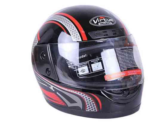 Шлем мотоциклетный интеграл МD-A105 (черно-красный глянцевый, size L) Мукачево