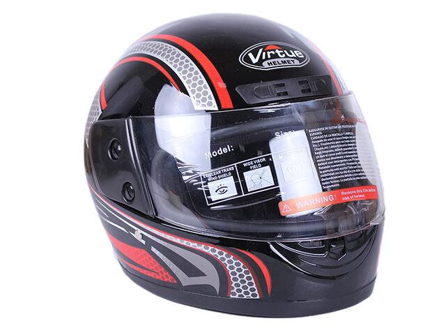 Шолом мотоциклетний інтеграл МD-A105 (чорно-червоний глянсовий, size L) Мукачево - фото 1