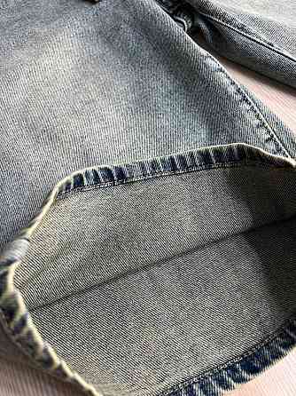 Шорты женские джинсовые Liana 447 бермуды высокая посадка стрейч с ремнем голубые, голубой, 30, 30, 85 см, 120 см Киев