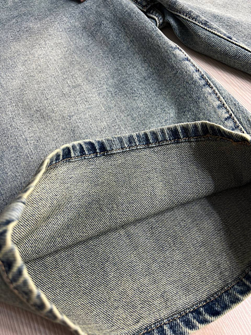 Шорти жіночі джинсові Liana 447 бермуди висока посадка стрейч з ременем блакитні, блакитний, 30, 30, 85 см, 120 см Київ - фото 6