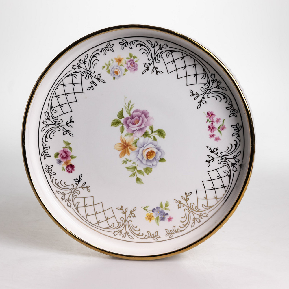 Столовий набір посуду тарілок і чашок 32 предмети на 6 персон «Золотий Кант» порцеляновий TH-32 Коломия - фото 7