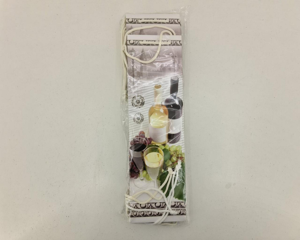 Пакет бумажный подарочный под бутылку  12/9/36(артBUT-78) (12 шт) Харьков - изображение 2