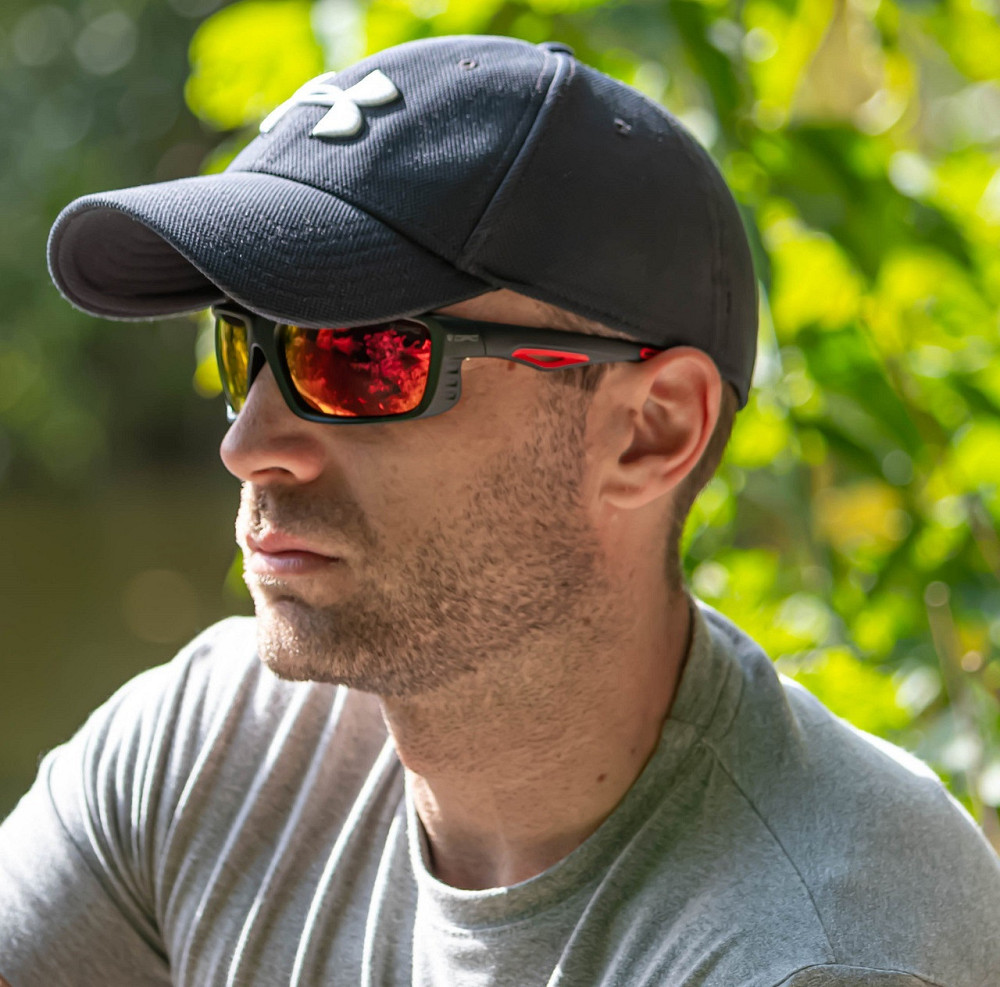 Сонцезахисні Окуляри з поляризацією + чохол OPC "Pro Sport Everest Blk" (Mat Red Smoke Revo) Нововолинськ - фото 8