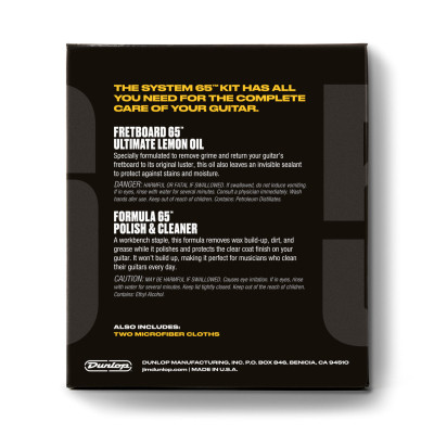 Засіб для догляду за гітарою Jim Dunlop System 65 Body And Fingerboard Cleaning Kit (6503) Вінниця - фото 3