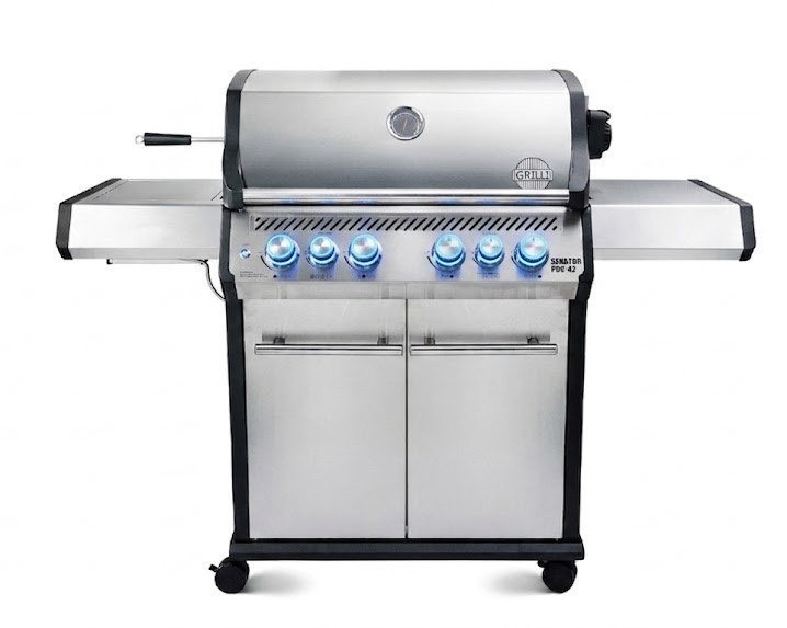 Газовий гриль Senator Pro-42 LED з системою BBQ Block Fire GRILLI 701477 Код: 013763 Рівне - фото 1