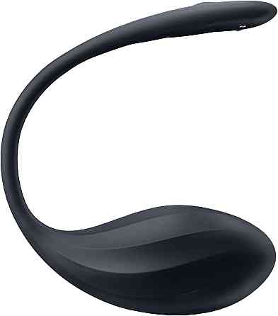 Вибратор в трусики Satisfyer Ribbed Petal с приложением и пультом, черный Sex Aura Киев