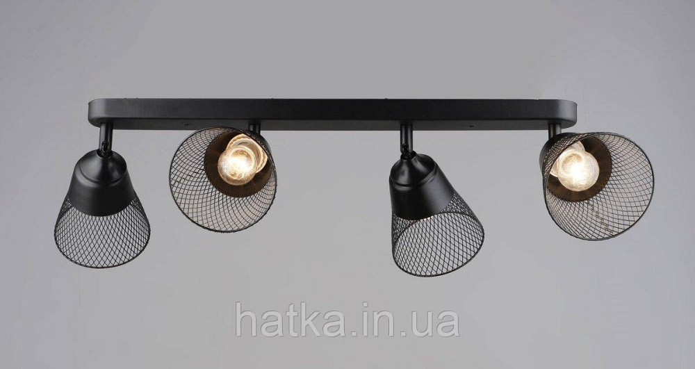 Люстра на чотири плафони K2290/4 (Чорний) Київ - фото 1