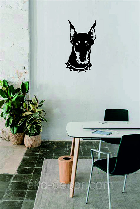 Декоративное настенное Панно «Доберман», Декор на стену Киев - изображение 10