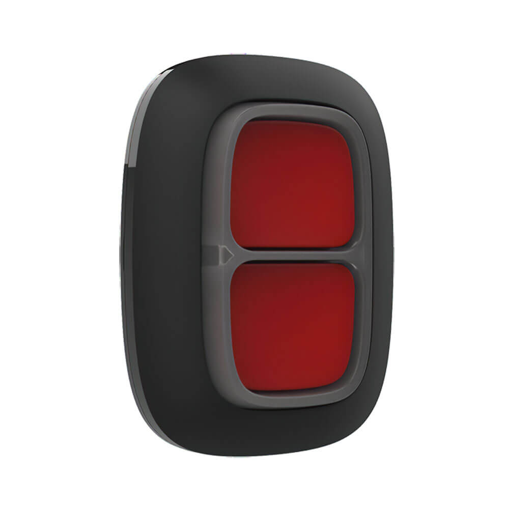 Бездротова екстрена кнопка Ajax DoubleButton (8EU) ASP black з захистом від випадкових натискань Київ - фото 4
