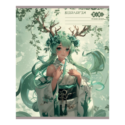 Тетрадь ZiBi набор ученических ANIME 48 листов ячейка 10 штук, 8 предметов (ZB.1704-99) Винница - изображение 2