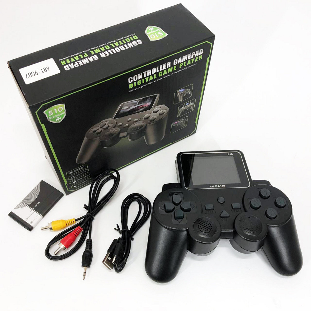Портативна консоль з встановленими 1000 ігор S10, Консоль ігрова підключення SB-910 до телевізора Київ - фото 9