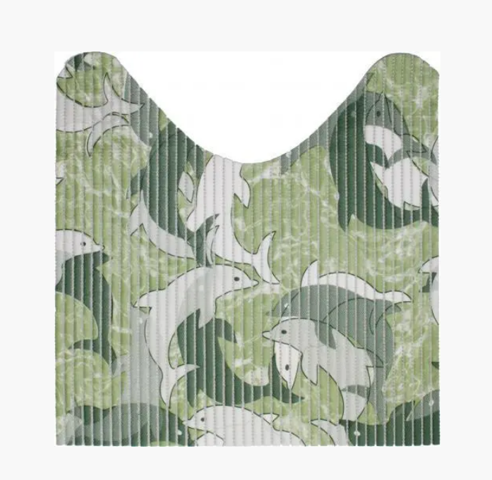 Набір килимків для ванної 2шт: 80*48см+48*48см зелений Дариана Житомир - фото 2