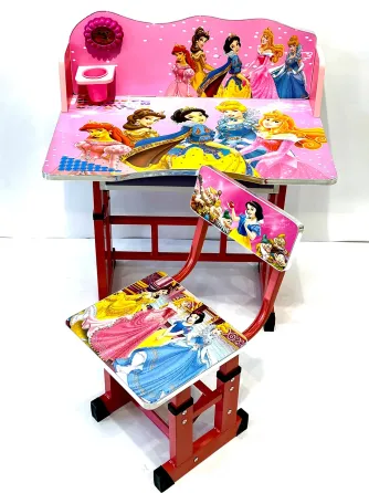Детская парта регулируемая с принцессами / Письменный стол и стул с регулируемой высотой Коломыя