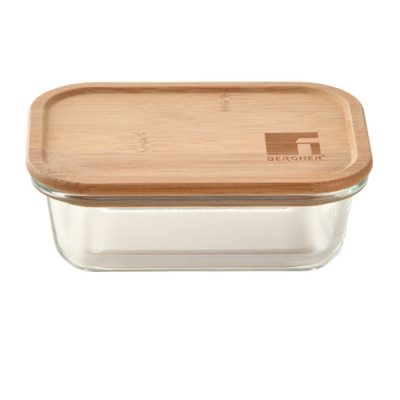 Харчовий контейнер Bergner Greener, прямокутний 370 мл (BG-25062-MM) Вінниця - фото 2