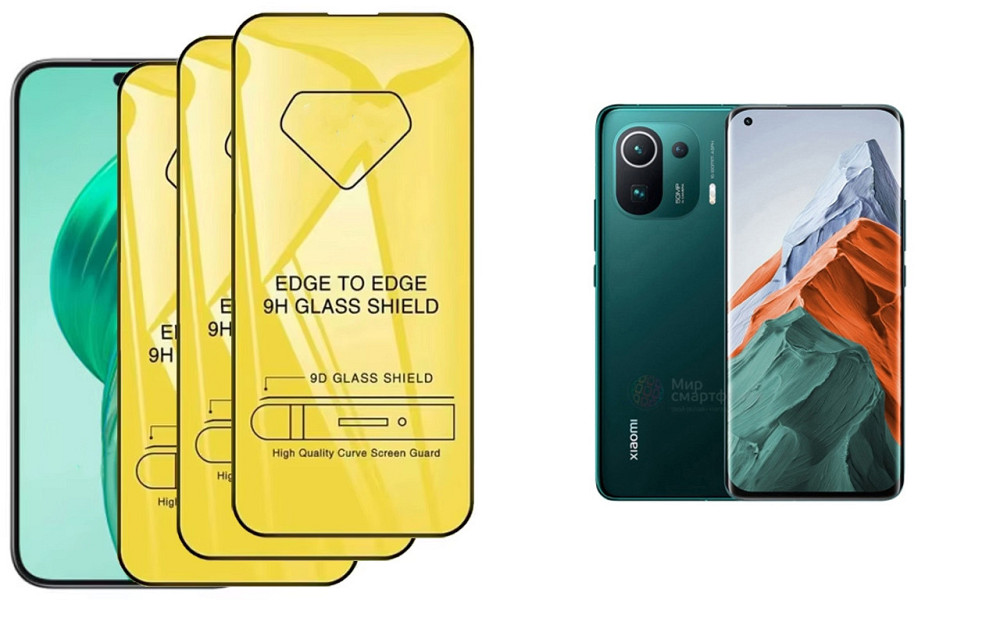 Захисне скло DefenzoGlass для Xiaomi Mi 11 Pro – подвійна міцність Київ - фото 3