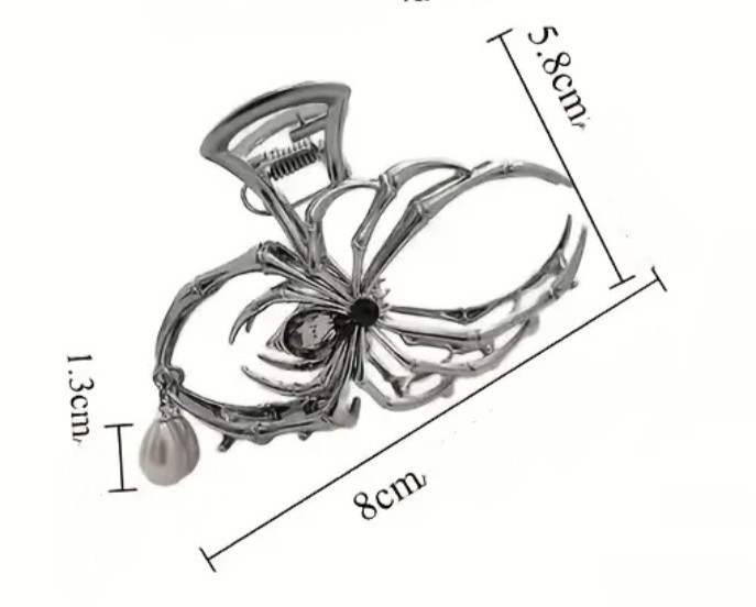 Шпилька-крабик для волосся "Павук" Сміла - фото 3