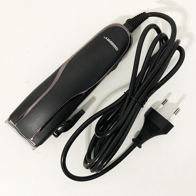 Надійна машинка для стрижки GEMEI GM-811, Професійна машинка для стрижки голови, Тример ZV-155 для скронь Київ - фото 5