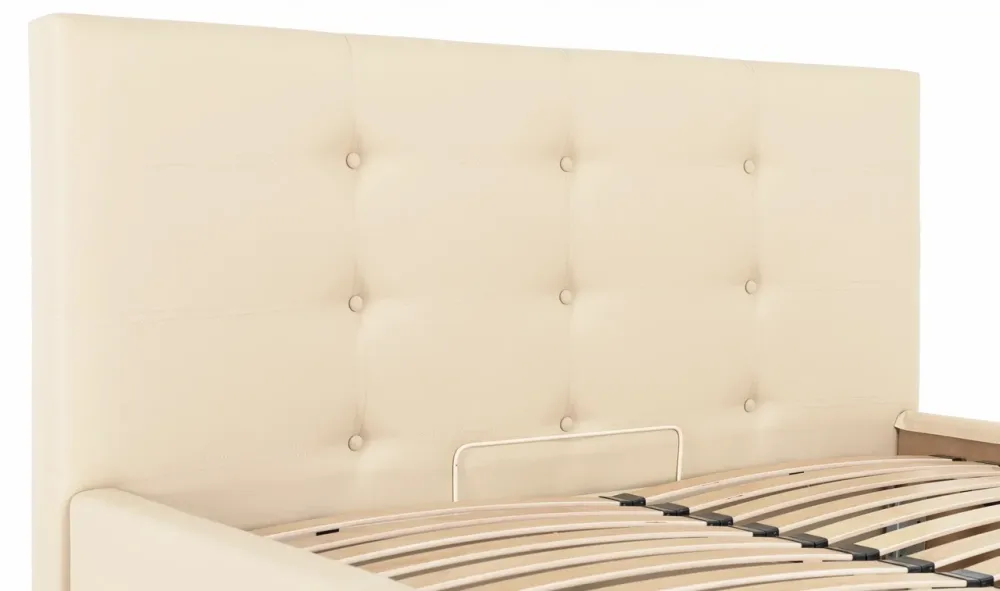 Кровать Двуспальная Manchester Comfort 180 х 190 см Fly 2207 С подъемным механизмом и нишей для белья Бежевый Киев - изображение 6