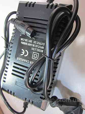 Заряджання самоката велосипеда 36V 2A штекер 12 мм (3-pin) Одеса