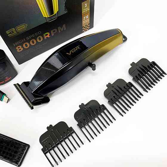 Машинка для стрижки волосся потужна VGR V-974, Тример для стрижки акумуляторний професійний LO-41 Івано-Франківськ