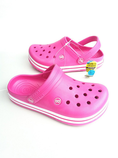 Крокси Рожеві жіночі сабо Одеса - фото 9