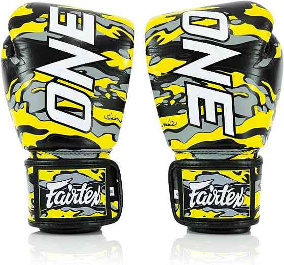 Боксерські рукавиці Fairtex BGV-ONE X STBG (натуральна шкіра) 12 унцій (бинти в комплекті) Каменское